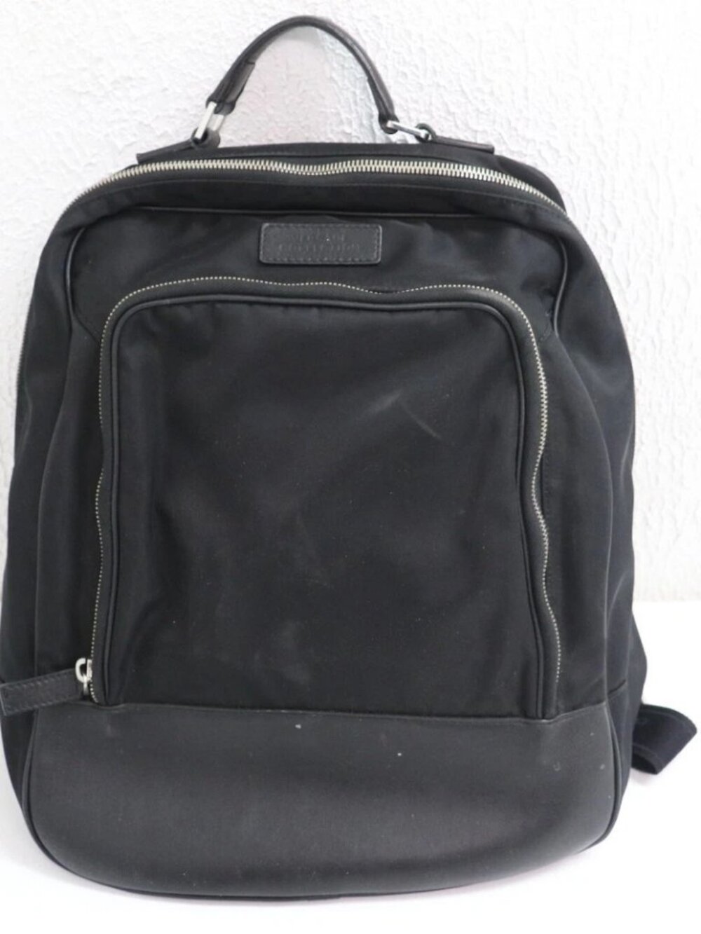 VERSACE Black Compact Backpack